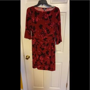 Chaps Gathered Waist Dress